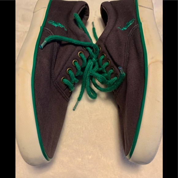 Polo Ralph Lauren Canvas Sneakers Size 6 Excellent - Picture 2 of 9